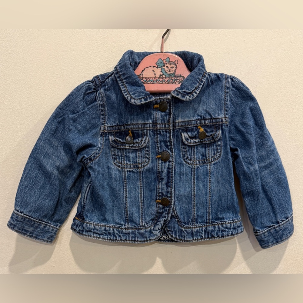 VTG Gap 1969 Infant Girl Denim Jacket Made and Worn with Love